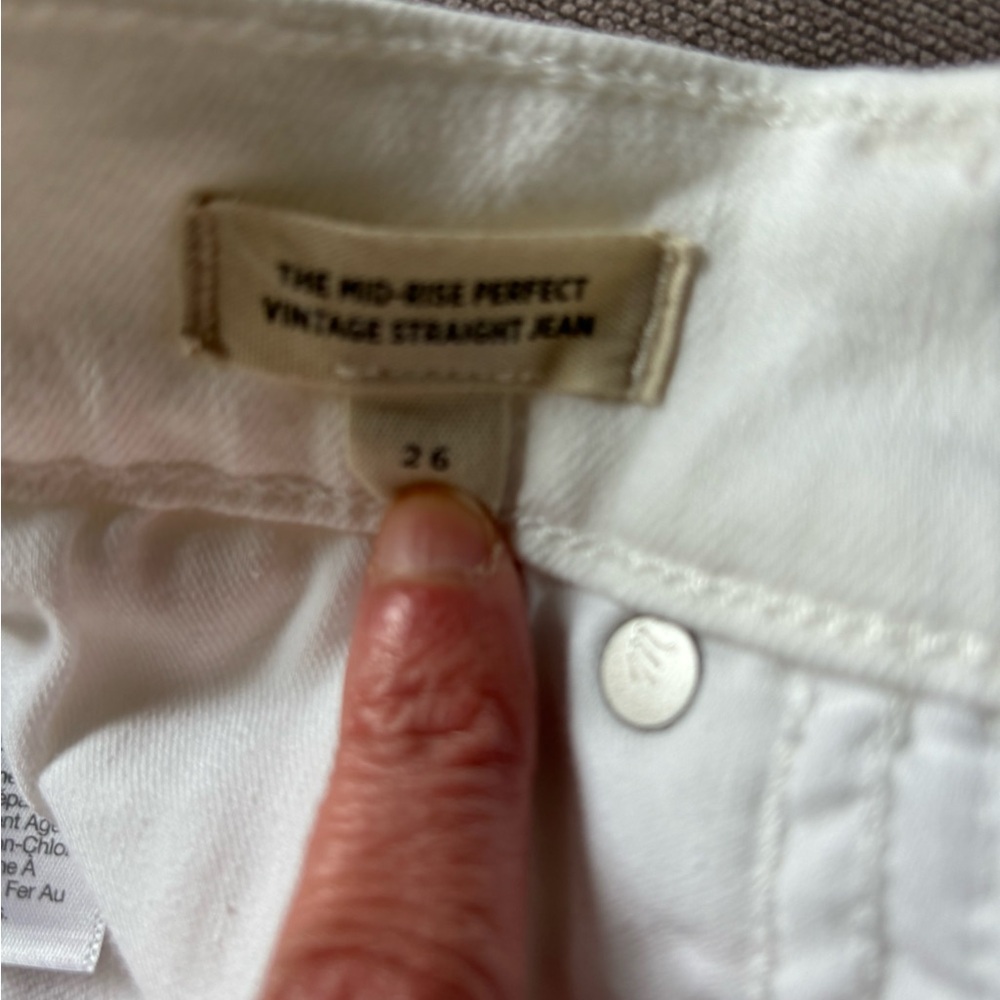 Madewell off-white jeans - Picture 4 of 6